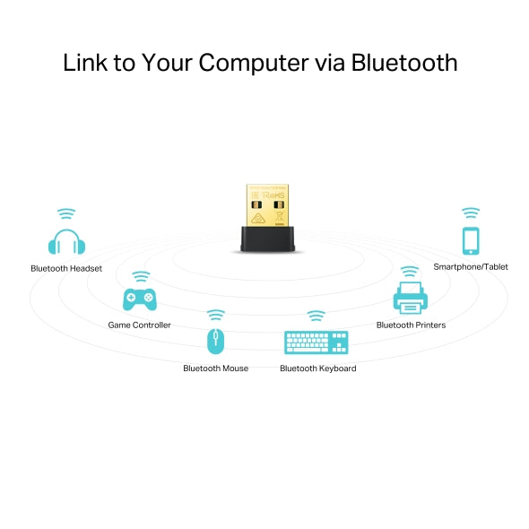 TP-Link Archer T2UB Nano AC600 Nano Wi-Fi Bluetooth 4.2 USB Adapter - 18 Months Official Warranty