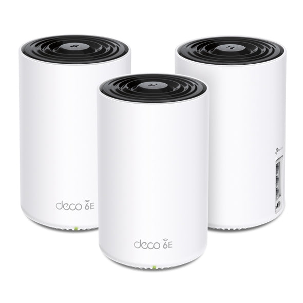Tp-Link Deco XE75 AXE5400 Wi-Fi 6E System Tri-Band Mesh (3 Pack) - 18 Months Official Warranty