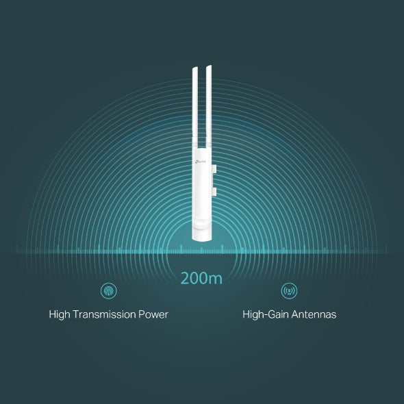 Omada EAP110-Outdoor 300Mbps Wireless N Outdoor Access Point - 18 Months Official Warranty