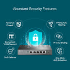 Omada ER605 Gigabit VPN Router - 18 Months Official Warranty