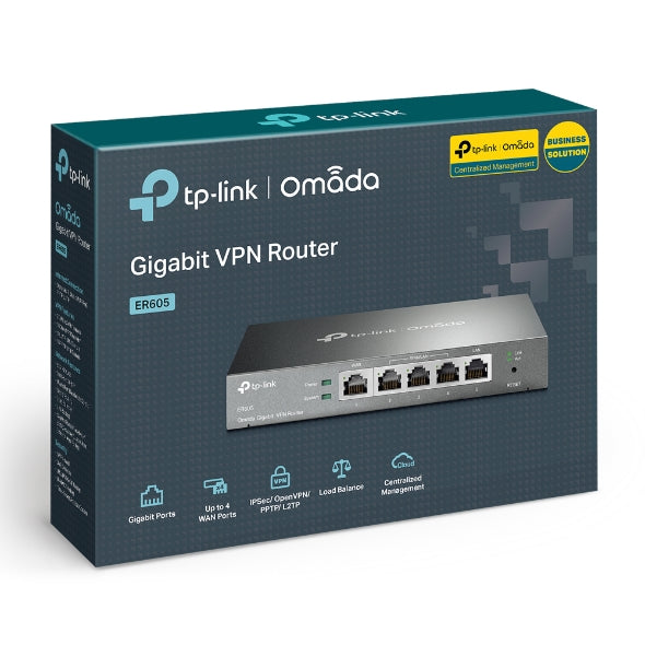 Omada ER605 Gigabit VPN Router - 18 Months Official Warranty