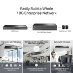 Omada ER8411 VPN Router with 10G Ports - 18 Months Official Warranty