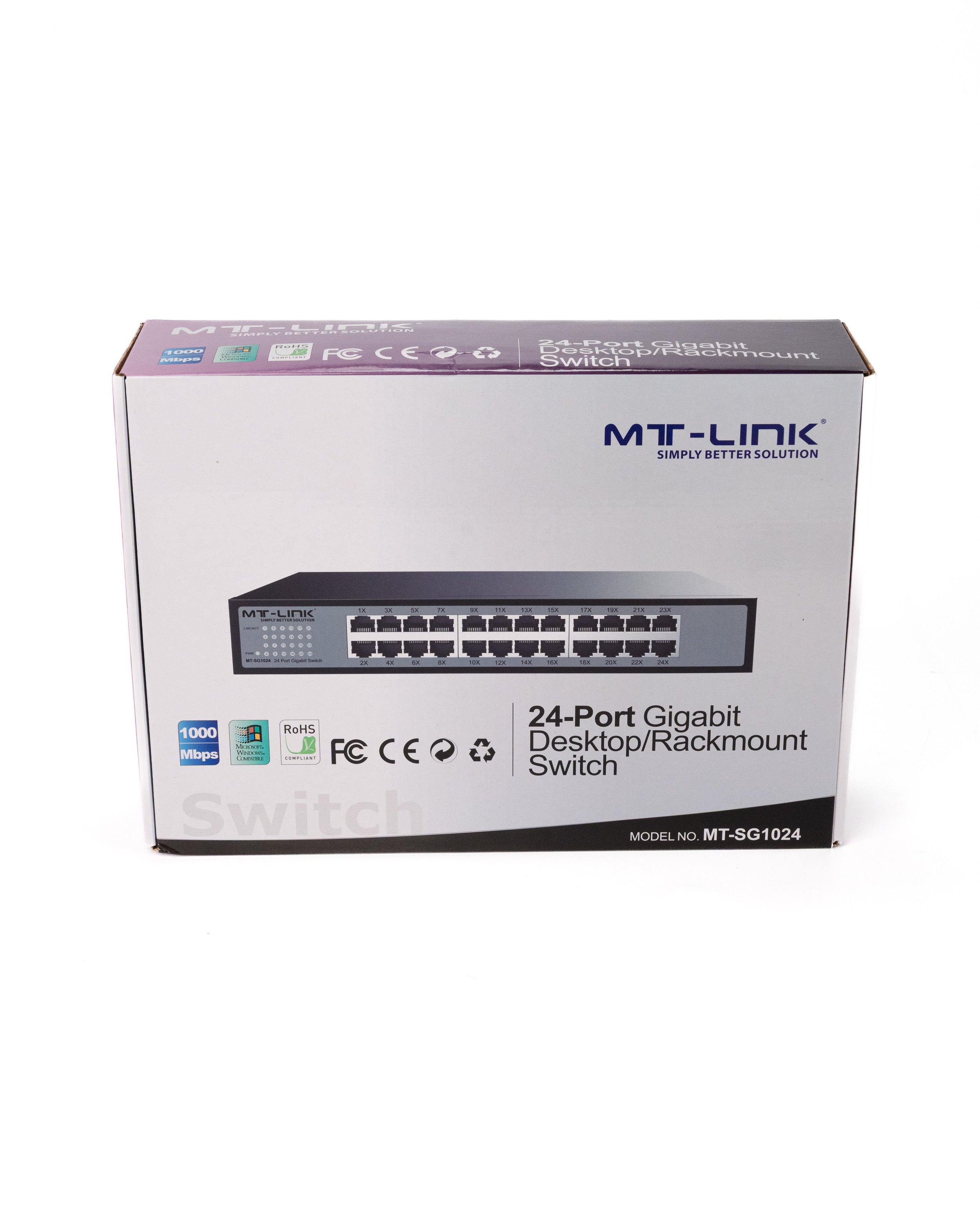 MT-SG1024 24 Port Gigabit Desktop/ Rack mount switch-1 Year Official Warranty