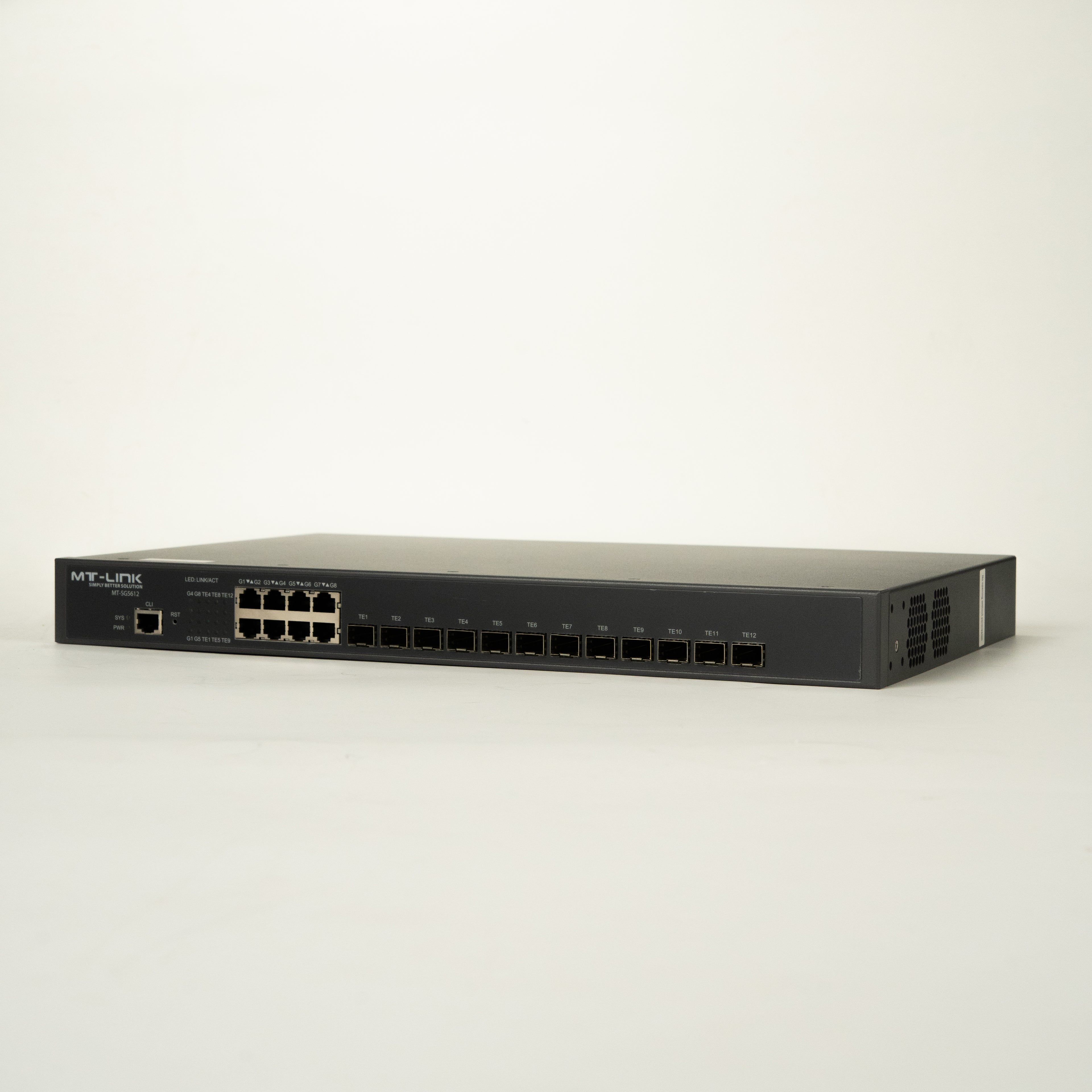 MT-SG5612 12 Port Full 10G Stackable L3 Core Aggregation Switch-1 Year Official Warranty