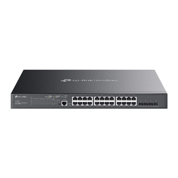Omada SG3428MP 28-Port Gigabit L2+ Managed Switch with 24-Port PoE+ - 18 Months Official Warranty