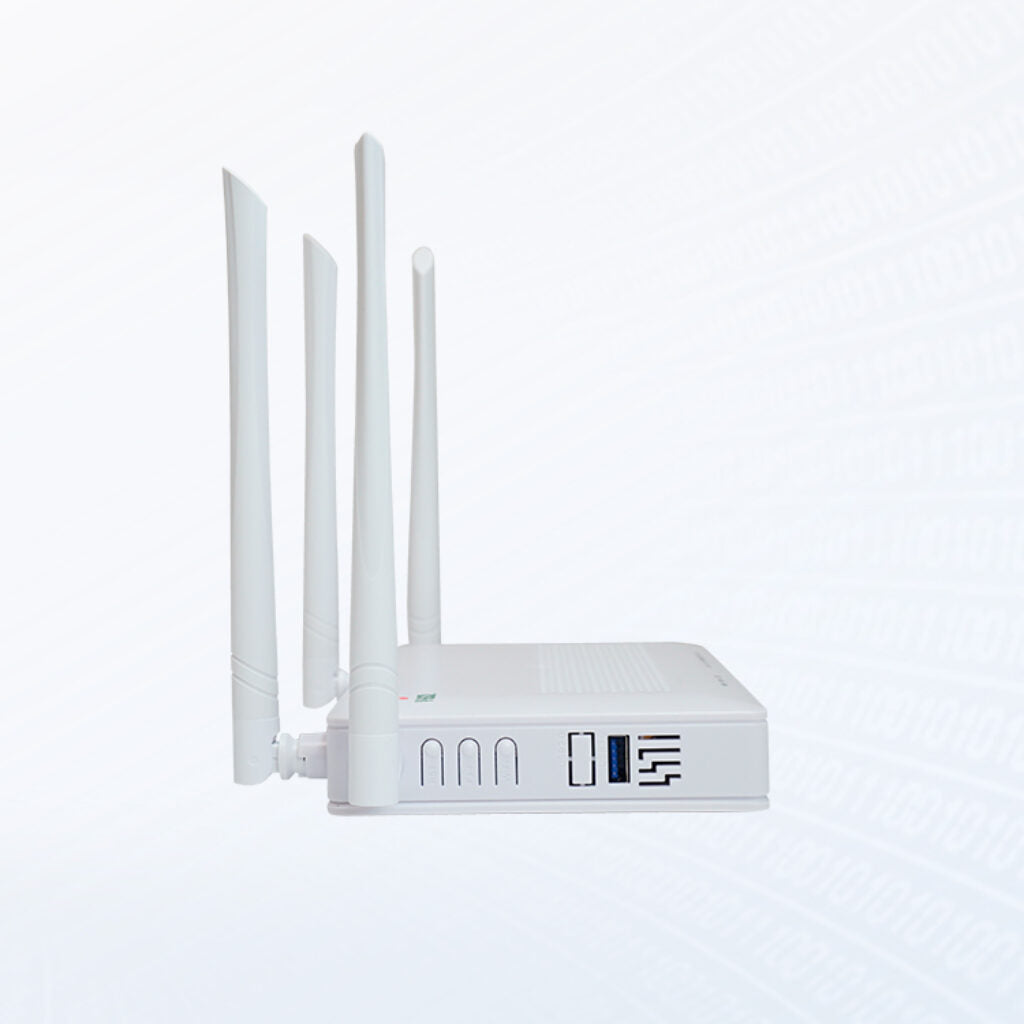 VSOL V2802CWT XPON AC1200 Dualband 4 Gigabit Ports+USB3.0+WiFi 5 Fiber Router - 1 Year Official Warranty
